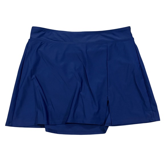Lands' End Other - Lands End Navy Blue Swim Skirt with Built-in Brief UPF 50 size XL NEW
